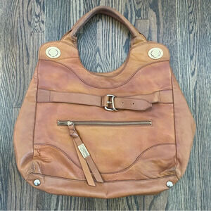 Foley + Corinna Tan Leather Shoulder Bag